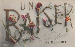 Lot De 113 Cartes Anciennes Du TERRITOIRE De BELFORT (90): Voir Quelques Scans + Petites Cp. - 100 - 499 Postcards