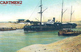 CANAL DE SUEZ S/S MATABAN BATEAU BOAT EGYPTE - Sues