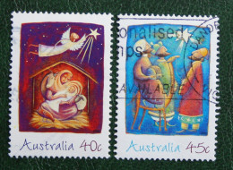 Natale Weihnachten Xmas Noel Kerst 2002 (Mi 2186-2187) Used Gebruikt Oblitere Australia Australien Australie - Usados