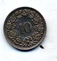 Piece 10 Centimes 1921 - 10 Rappen