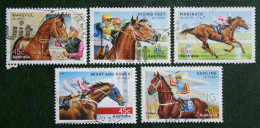 Champions Of The Turf Horse Racing Pferd 2002 (Mi 2181-2185) Used Gebruikt Oblitere Australia Australien Australie - Used Stamps