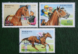 Champions Of The Turf Horse Racing Pferd 2002 (Mi 2181-2183) Used Gebruikt Oblitere Australia Australien Australie - Used Stamps