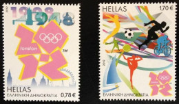 Gréce  Greece Hellas 2012 Yvertn° 2633-2634  *** MNH Cote 7,40 €Jeux Olympiques De Londres London - Unused Stamps