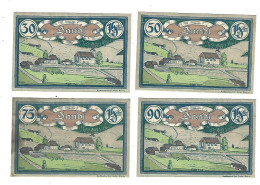 **notgeld   Austria Sandl Serie Compleet 874/6a  Cat Val 12 Euro - Oesterreich