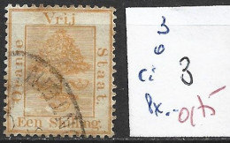 ORANGE 3 Oblitéré Côte 3 € - Orange Free State (1868-1909)