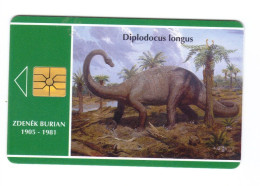 Carta Telefonica Rep. Ceca - Diplodocus -  Carte Telefoniche@Scheda@Schede@Phonecards@Telecarte@Telefonkarte - Tchéquie