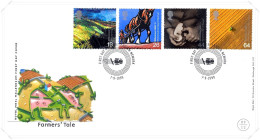 1999 Farmers Tale (2) Unaddressed FDC Tt - 1991-00 Ediciones Decimales