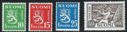 Finlandia 0384/387 ** MNH. 1952 - Nuovi