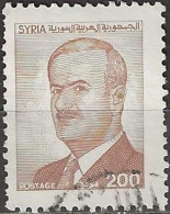 SYRIA 1988 President Hafez Al-Assad - 200p. - Brown FU - Syria