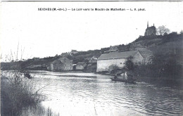 49 - (Maine Et Loire) -  SEICHES - Le Loir Vers Le Moulin De Matheflon - Seiches Sur Le Loir