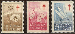 Finlandia 0417/419 ** MNH. 1954 - Unused Stamps