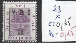 ORANGE 23 * Côte 0.65 € - Orange Free State (1868-1909)
