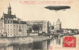 Corbeil * Le Passage Du Ballon Dirigeable PATRIE Au Dessus Des Grands Moulins * Raid Chalais Fontainebleau 1907 Aviation - Corbeil Essonnes