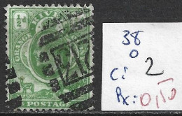 ORANGE 38 Oblitéré Côte 2 € - Orange Free State (1868-1909)