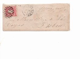 Lettre De Braganca 109 Pour Lisbonne 1870 - Covers & Documents