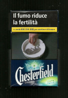 Tabacco Pacchetto Di Sigarette Italia - Chesterfield Caps Twice Da 20 Pezzi N. 2 - ( Vuoto ) - Zigarettenetuis (leer)