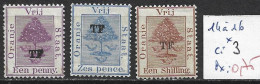 ORANGE TELEGRAPHE 14 à 16 * Côte 3 € - Orange Free State (1868-1909)