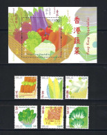 Hong Kong 2023-10 Vegetables Set+M/S MNH Vegetable Food - Unused Stamps