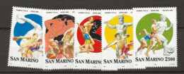 1996 MNH San Marino, Mi 1640-44 Postfris** - Ungebraucht