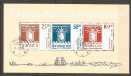 Groenland 2007 - Jubilée 100 Ans De Timbres Pour Colis Postaux - 100 Years Of Parcel  Post Stamps - Bloc 37 MNH - Unused Stamps