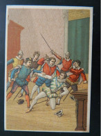 CHROMO     ASSASSINAT DE HENRI DE GUISE          ( 12   X  8,5  Cms) - Artis Historia