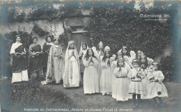 PAROISSE DE CHATEAUPONSAC - Groupe De Jeunes Filles Et Enfants., Ostensions 1911 - Chateauponsac