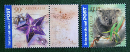 Greeting Stamps Koala Christmas Noel 2002 (Mi 2156-2157) Used Gebruikt Oblitere Australia Australien Australie - Oblitérés