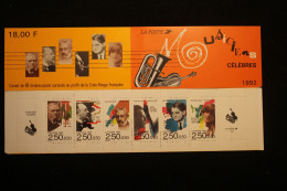 FRANCE 1992 CARNET BC2753 PERSONNAGES CELEBRES MUSICIENS NEUFS** NON PLIE TTB - Personen