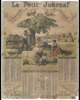 Almanach  Calendrier    La Poste - 1885 - Le Petit Journal Illustre - Tamaño Grande : ...-1900