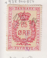 Denemarken Fiskale Zegel Cat. J.Barefoot Stempelmaerke 22 - Revenue Stamps