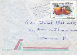 MADAGASCAR--1994- Lettre De ANTSIRABE à TANANARIVE ...timbre ( Pêche )  Seul Sur Lettre - Madagascar (1960-...)