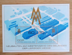 DDR, Year 1989, Stampbloc; Leipziger Herbstmesse - 1981-1990