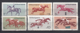 Bulgaria 1965 - Horse Riding, Mi-Nr. 1571/76, Used - Gebraucht
