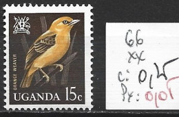 OUGANDA 66 ** Côte 0.25 € - Uganda (1962-...)