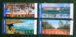 Foreign Stamps-Landscapes  Panoramas 2002 (Mi 2152-2155) Used Gebruikt Oblitere Australia Australien Australie - Usados