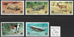OUGANDA 142 à 46 ** Côte 12 € - Ouganda (1962-...)