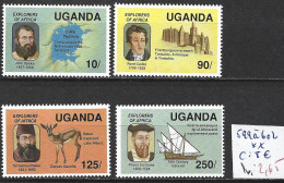 OUGANDA 599 à 602 ** Côte 8 € - Uganda (1962-...)
