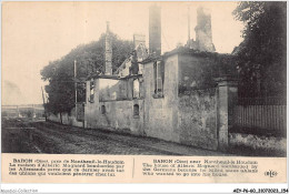 AEYP6-60-0560 - BARON - Oise - Près De NANTHEUIL-LE-HAUDOIN - La Maison D'albéric Magnard Bombardée Par Les Allemands  - Nanteuil-le-Haudouin