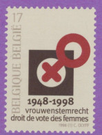 1998 Nr 2734** 50 Jaar Vrouwenstemrecht In Belgie. - Nuevos
