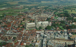 ANGLETERRE AERIAL VIEW OF CANTERBURY - Canterbury