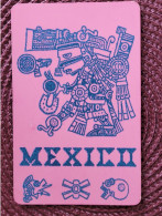 Mexique , Carte Avec Du Velour - México