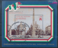 Vatikanstadt Block35 (kompl.Ausg.) Gestempelt 2011 Einheit Italiens (10352436 - Used Stamps