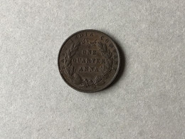 East India Company  One Quarter Anna 1835 - Colonies