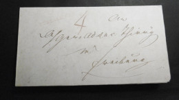 Baden Vorphila Faltbrief + Taxe 4+ Inhalt L1 St. Blasien Rayon 2 Am 30.10.1841 Nach Freiburg AK RA 2 - Covers & Documents