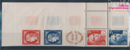 Frankreich 840-843 Fünferstreifen (kompl.Ausg.) Postfrisch 1949 100 Jahre Briefmarke (10353339 - Unused Stamps