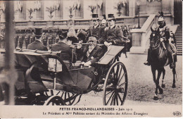 2671290Fetes Franco Hollandaises Juin 1912 Le President Et Mme Fallieres Sortant Du Ministere Des Affaires Etrangeres  - Königshäuser