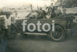 20s ORIGINAL PHOTO FOTO POSTCARD AUTOMOVEL CAR TAXI CAB OLDSMOBILE PORTUGAL - Taxi & Carrozzelle