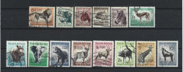 S. Afrika 1954 Fauna Y.T. 201/215 (0) - Oblitérés