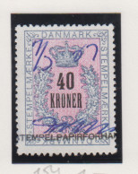 Denemarken Fiskale Zegel Cat. J.Barefoot Stempelmaerke Type 3 Nr.154 - Fiscale Zegels