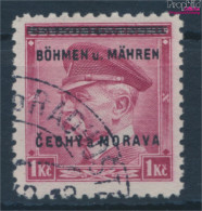 Böhmen Und Mähren 9 Stempel Nicht Prüfbar Gestempelt 1939 Aufdruckausgabe (10351453 - Gebruikt